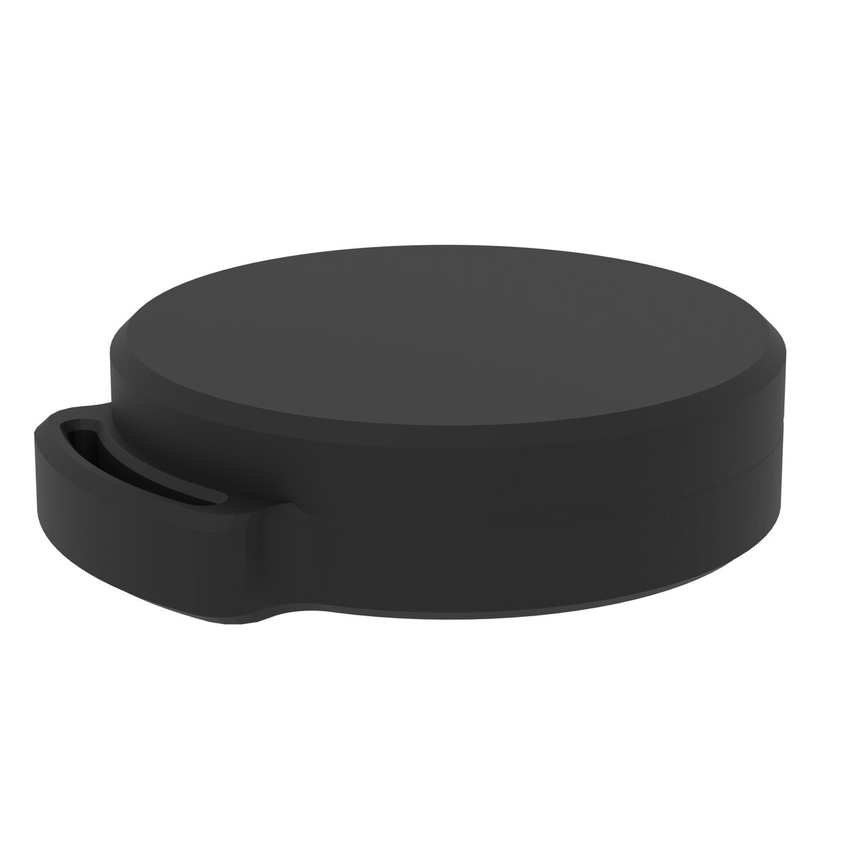 FlyBeeper Baro — external Bluetooth barometer, 32 mm round case, lid side
